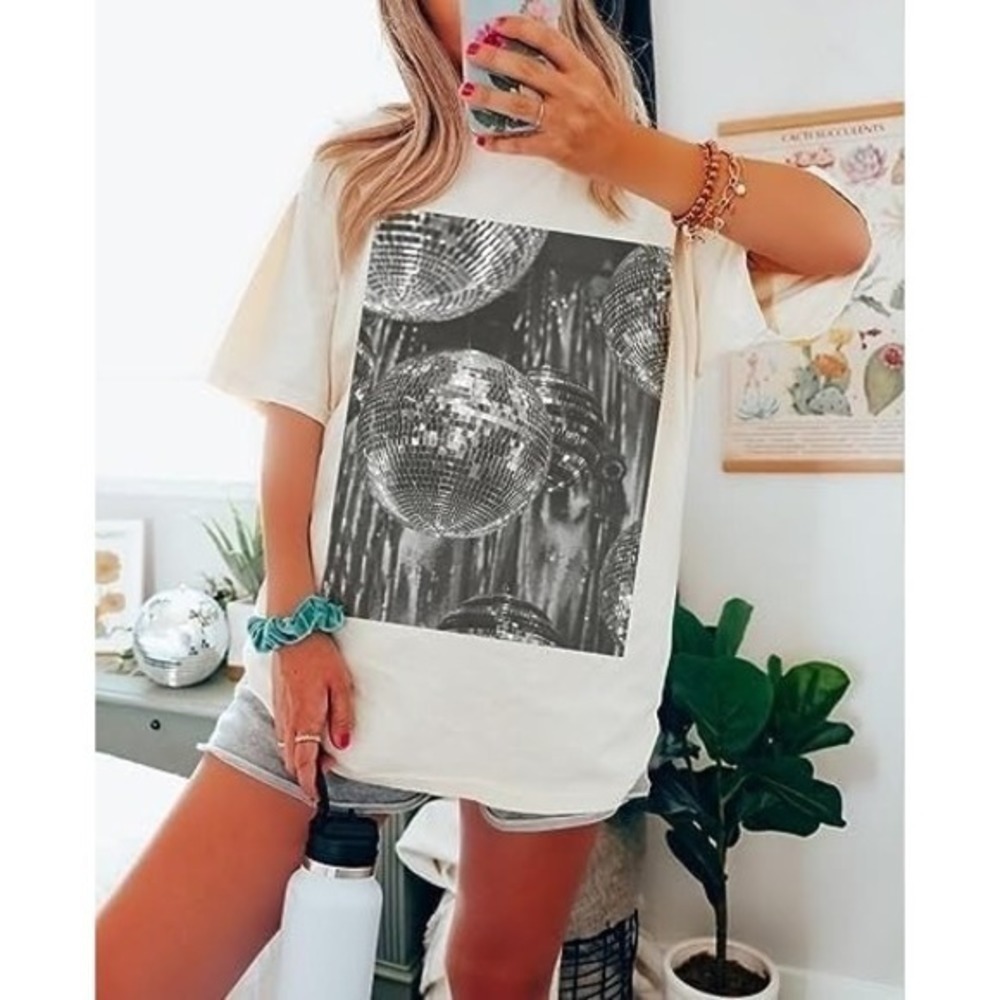 Disco Shirt Disco Tee Disco Ball Shirt Retro Shirt Disco Ball Tee